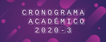 Calendario Académico 2020-III DIE-UD Banner para Calendario Académico 2020-3 DIE-UD