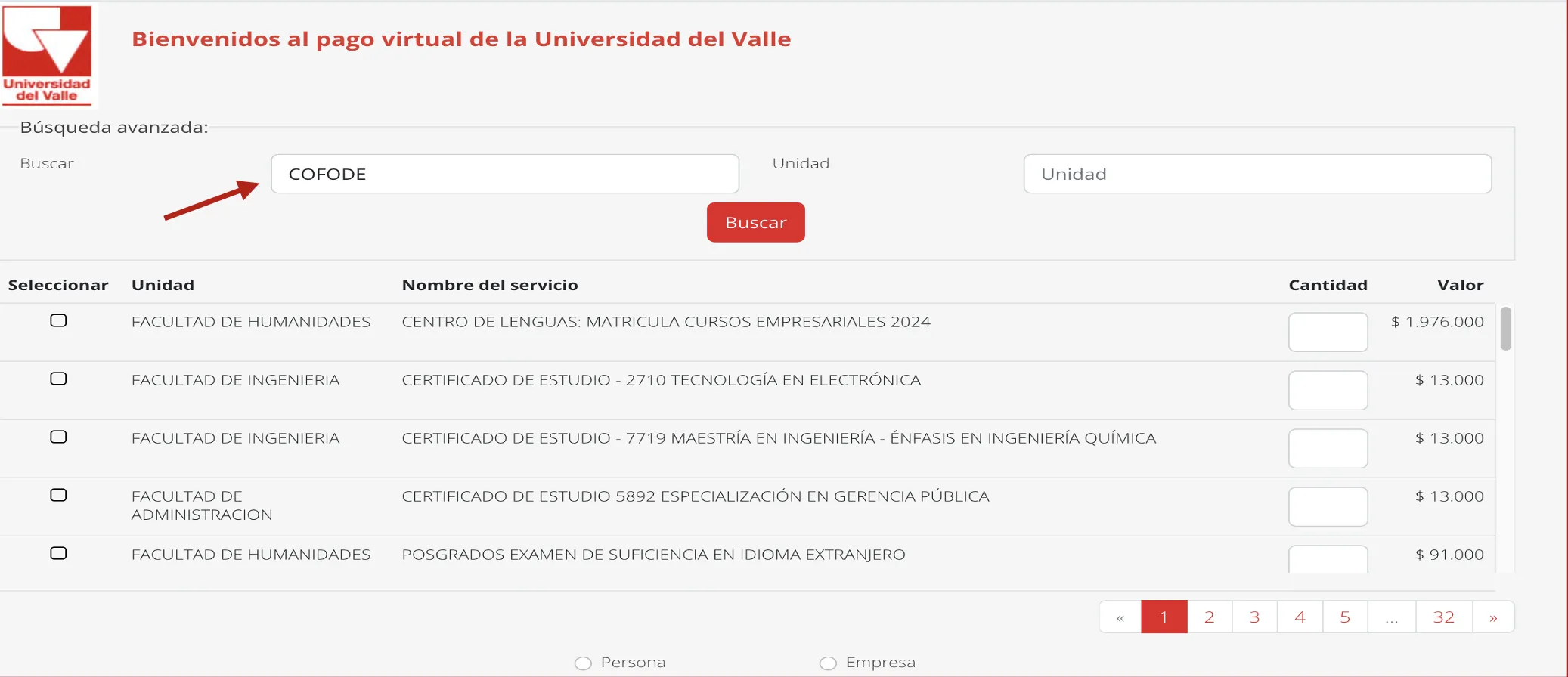 Segunda imagen de Instructivo de pago para inscripción a COFoDE