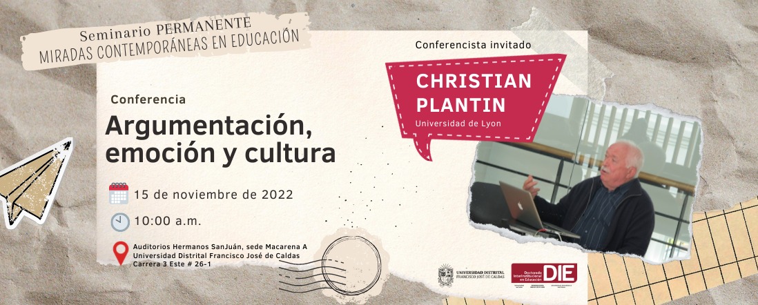 Conferencia Argumentación, emoción y cultura