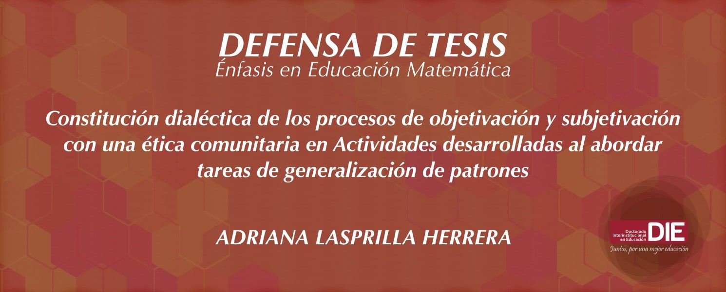 Defensa de Tesis Doctoral, Adriana Lasprilla Herrera