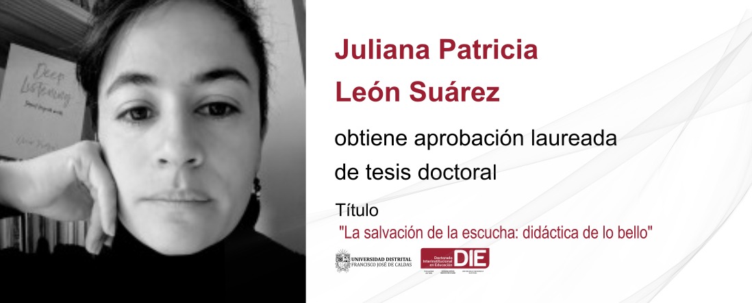 Juliana Patricia León Suárez obtiene aprobación de tesis doctoral