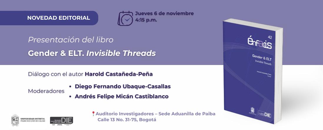 Lanzamiento del libro Gender &amp; ELT. Invisible Threads