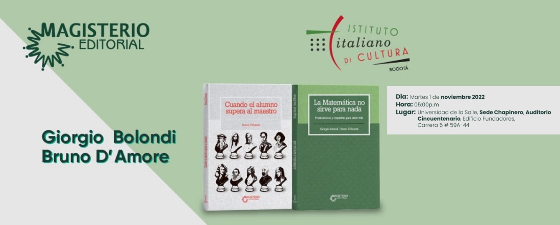 Novedades editoriales del profesor Bruno D'Amore