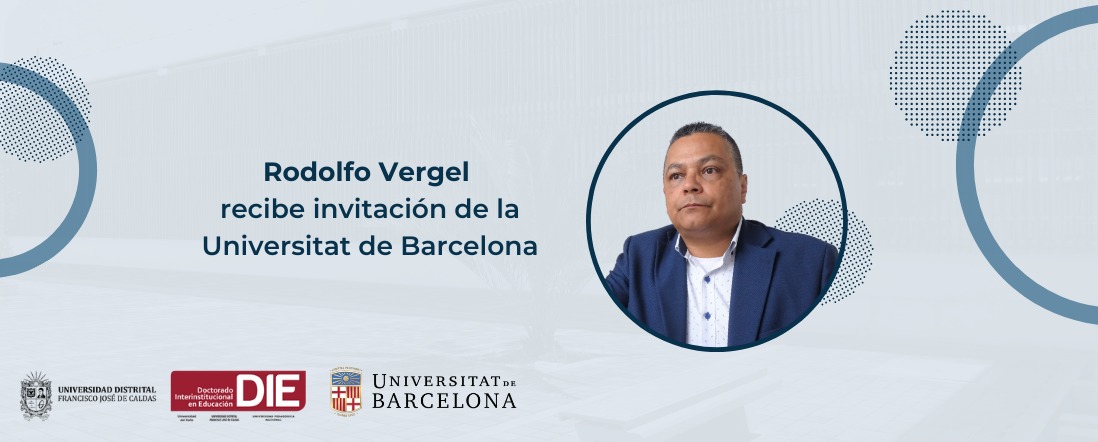 Rodolfo Vergel recibe invitación de la Universitat de Barcelona