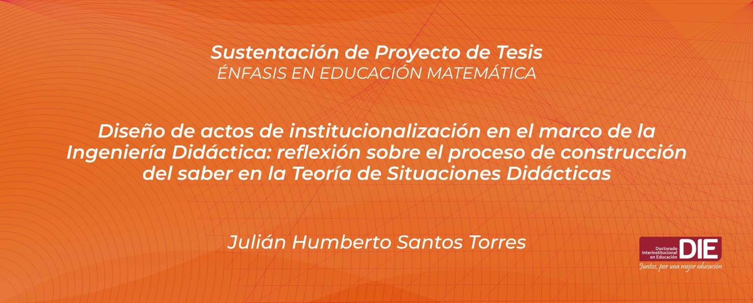 Sustentación pública del Proyecto de Tesis de Julián Humberto Santos Torres