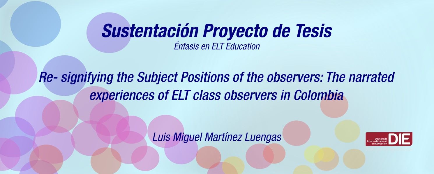 Banner por la sustentación del proyecto de Luis Miguel Martínez Luengas