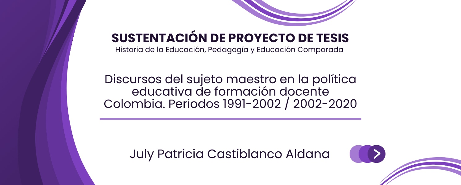 Sustentación del Proyecto de Tesis de July Patricia Castiblanco Aldana