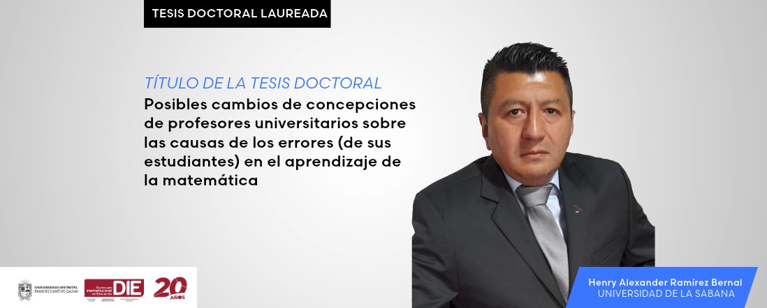 La Tesis doctoral de Henry Alexander Ramírez obtuvo calificación de laureada