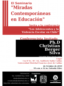 afiche de Los Adolescentes y la violencia escolar en Chile
