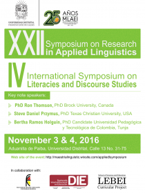 Afiche del evento de The MA in Applied Linguistics to TEFL