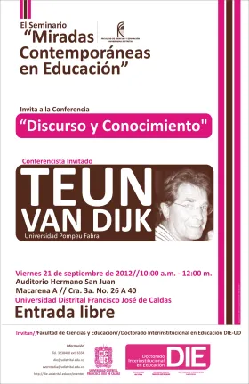 afiche de Discurso y Conocimiento