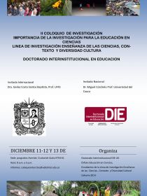 Afiche del II coloquio de investigación - INTERCITEC