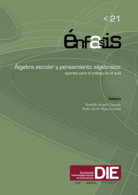 Portada del libro Álgebra escolar y pensamiento algebraico