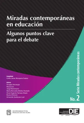 Portada del libro, Miradas Contemporáneas en Educación No. 2, publicaciones DIE