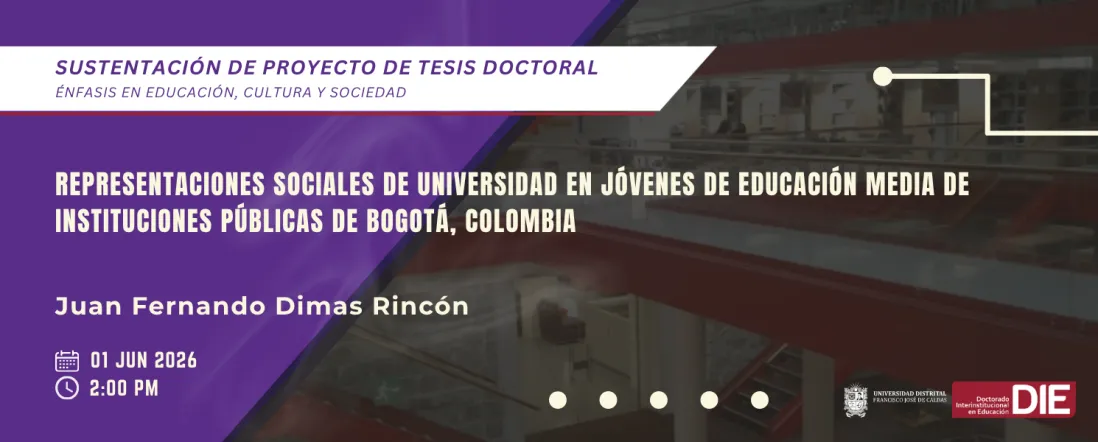 Sustentación del Proyecto de Tesis de Juan Fernando Dimas Rincón
