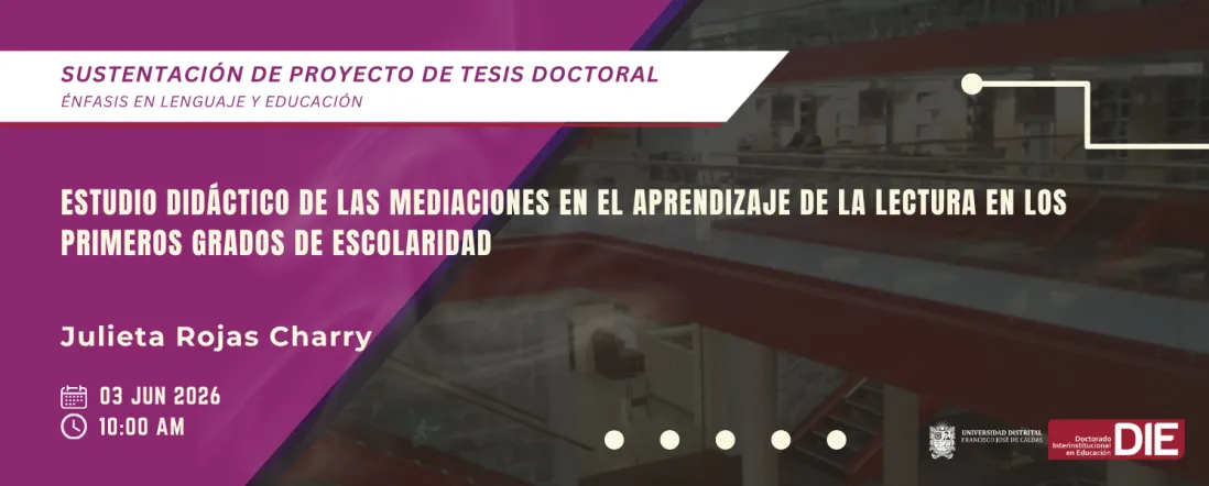 Sustentación del Proyecto de Tesis de Julieta Rojas Charry
