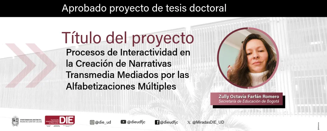 Zully Farfán avanza hacia su candidatura doctoral tras aprobación de proyecto de tesis