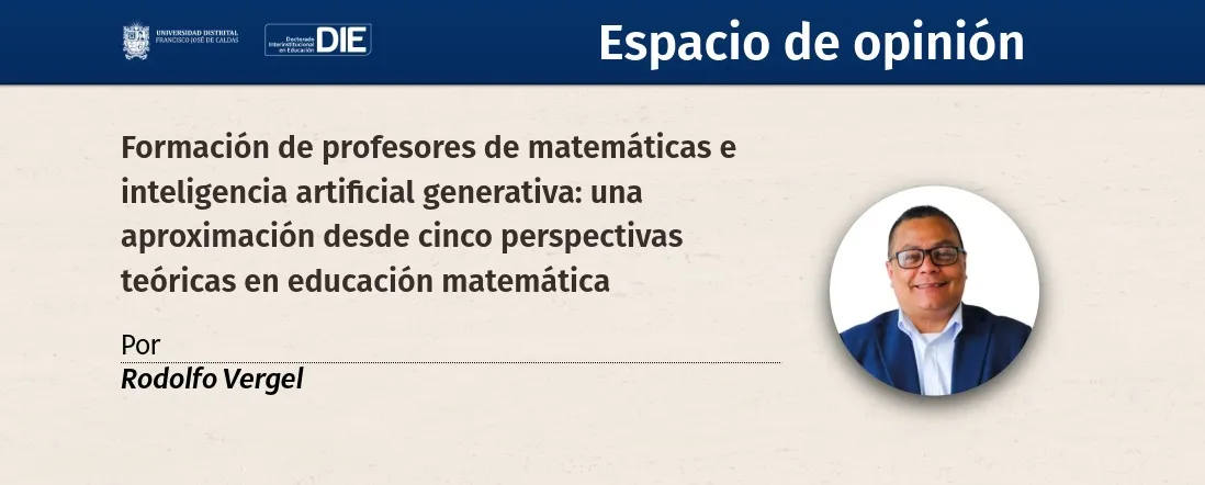 Formación de profesores de matemáticas e inteligencia artificial generativa