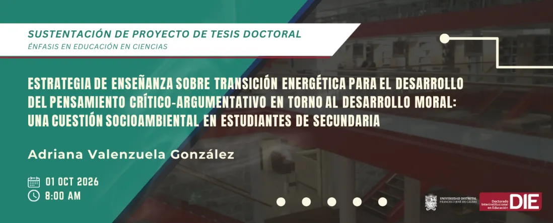 Sustentación del Proyecto de Tesis de Adriana Valenzuela González