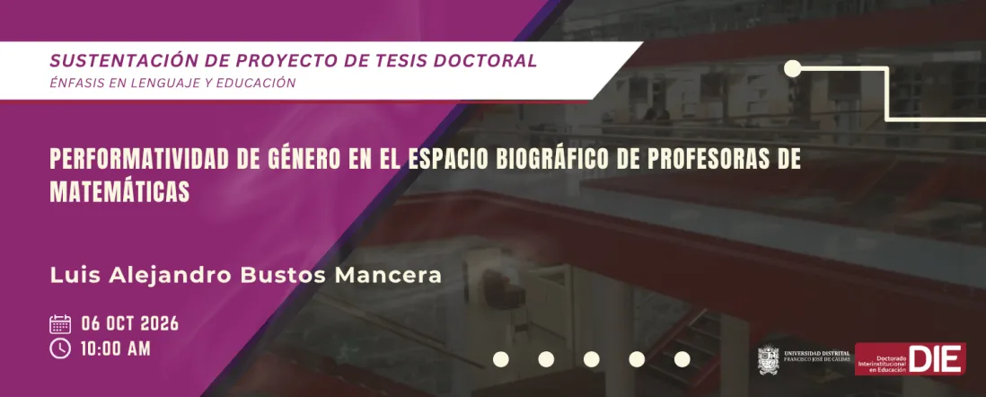 Sustentación del Proyecto de Tesis de Luis Alejandro Bustos Mancera