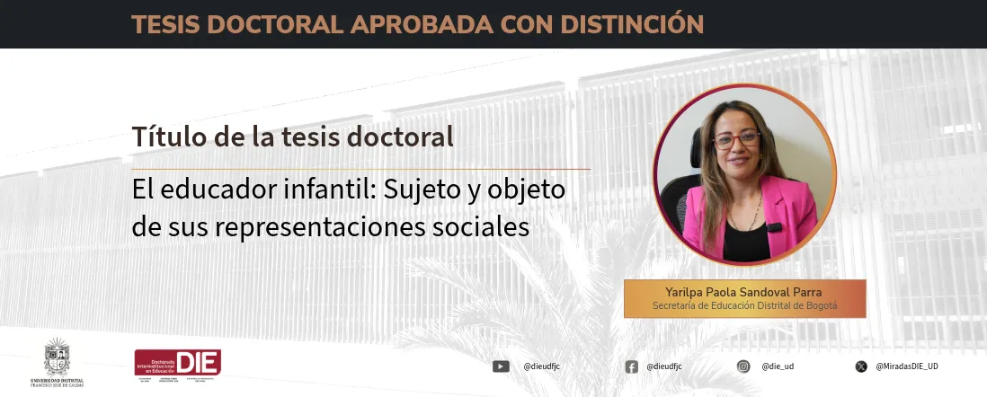 Yarilpa Paola Sandoval Parra obtuvo la distinción de tesis laureada