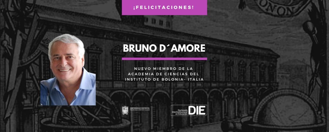 Bruno D´Amore, nuevo miembro de la Academia de Ciencias del Instituto de Bolonia