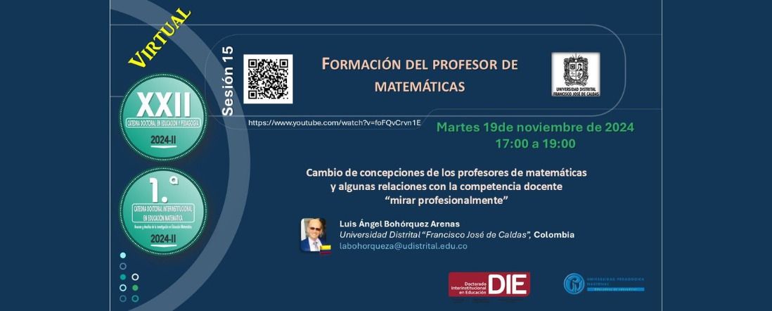 Conferencia de Luis Ángel Bohórquez en el marco de la Cátedra Doctoral en Educación y Pedagogía