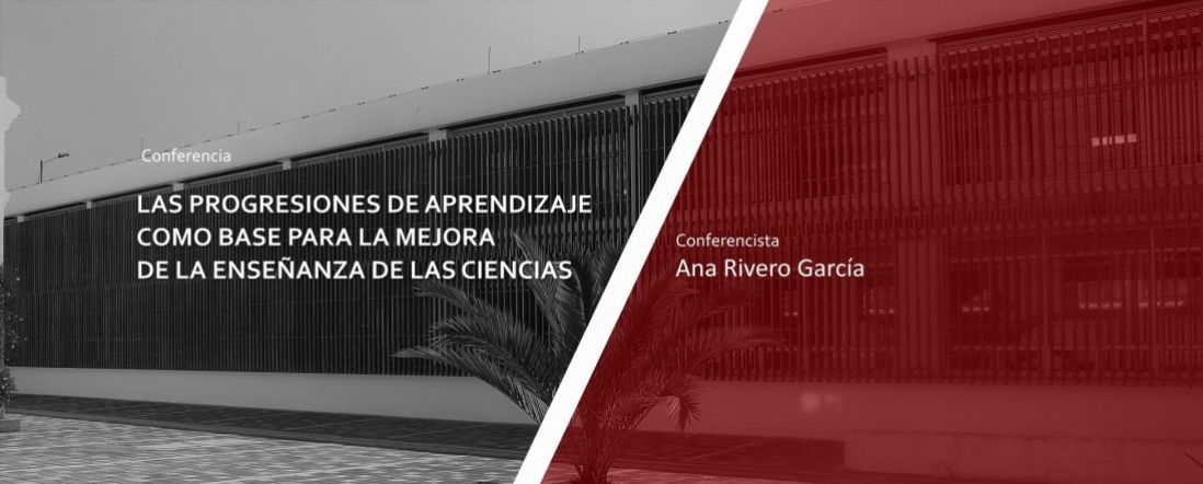 Las progresiones de aprendizaje como base para la mejora de la enseñanza de las ciencias Banner por la conferencia de Ana Rivero García