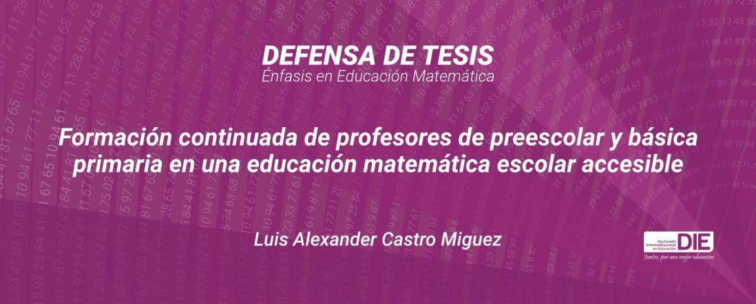 Defensa de Tesis Doctoral, Luis Alexander Castro Miguez