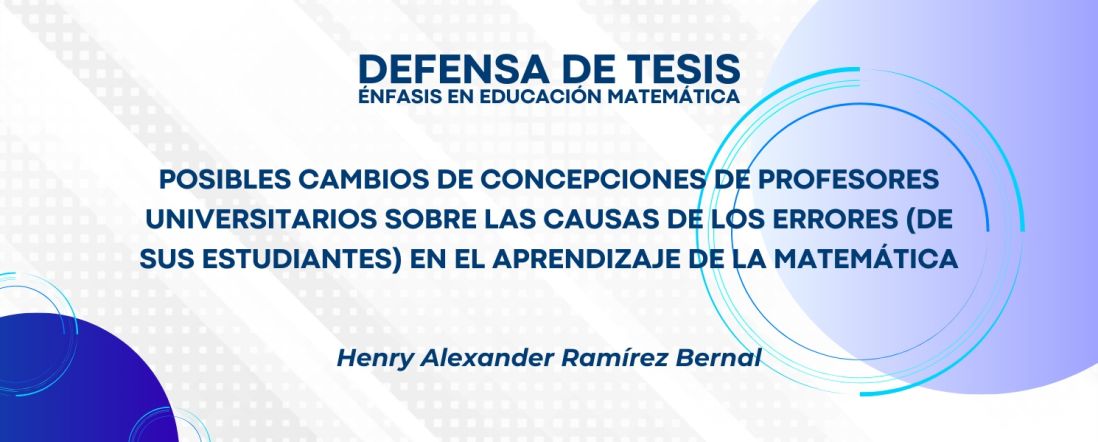 Defensa de Tesis Doctoral de Henry Alexander Ramírez Bernal