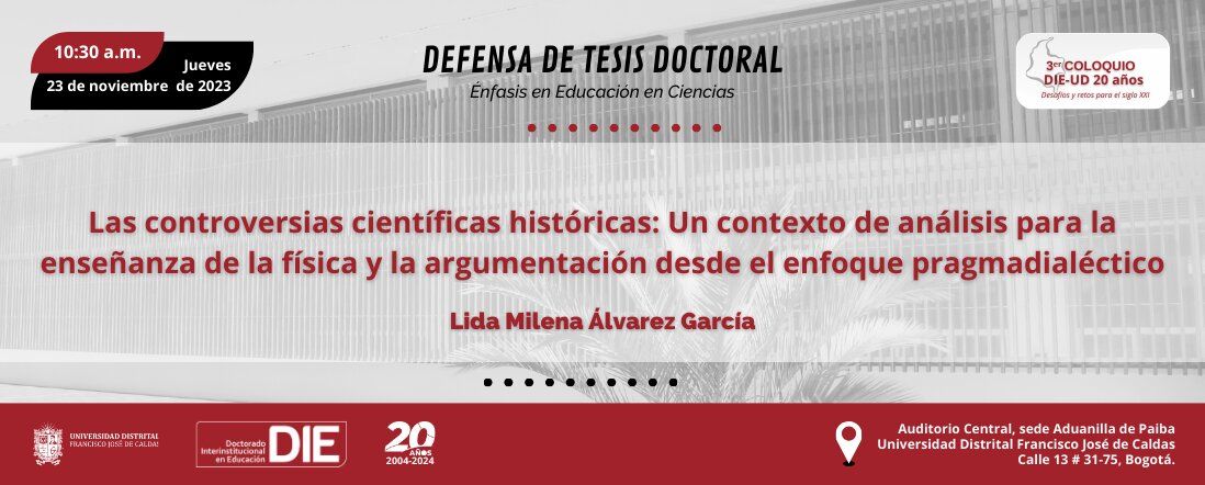 Defensa de Tesis Doctoral de Lida Milena Álvarez García
