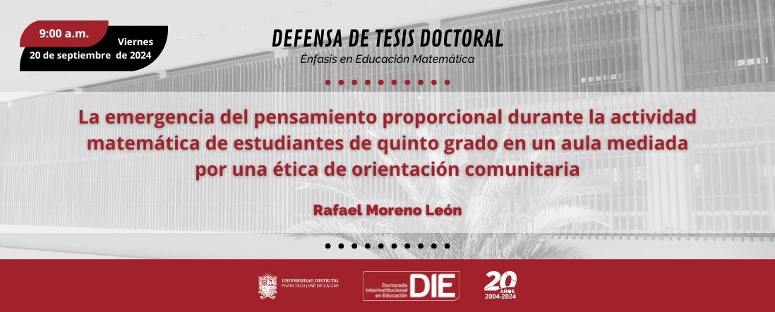 Defensa de Tesis Doctoral de Rafael Moreno León