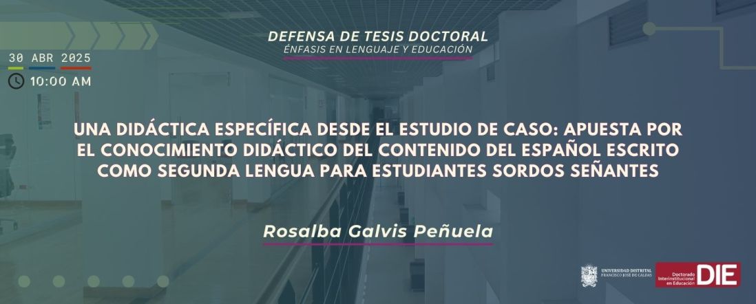 Defensa de Tesis Doctoral de Rosalba Galvis Peñuela