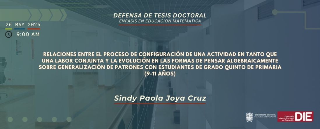 Defensa de Tesis Doctoral de Sindy Paola Joya Cruz