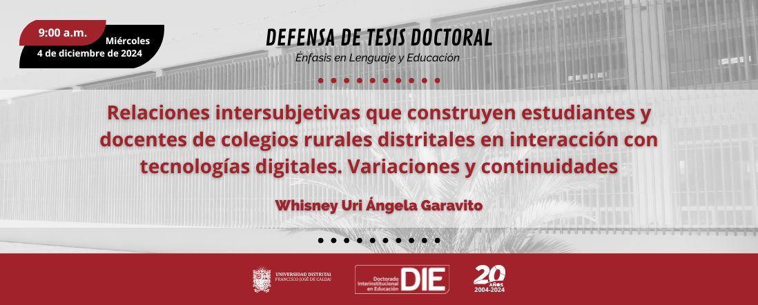 Defensa de Tesis Doctoral de Whisney Uri Ángela Garavito