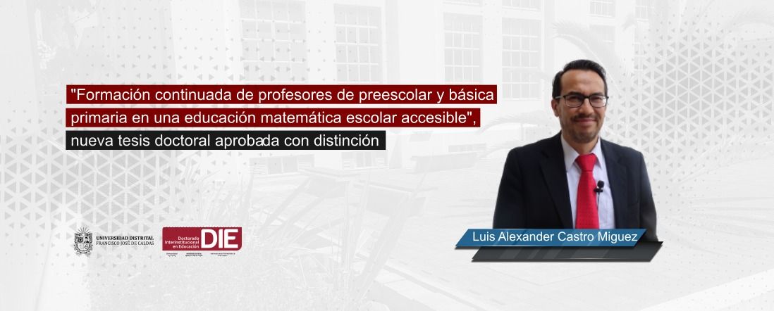 Nueva tesis doctoral aprobada con distinción sobre formación continuada de profesores