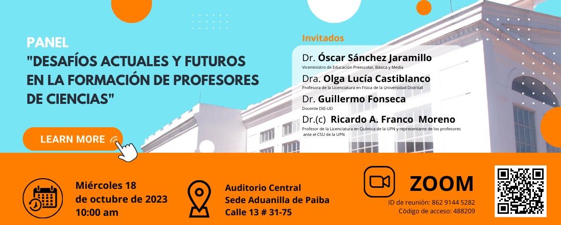 Panel: "Desafíos actuales y futuros en la formación de los profesores de ciencias"