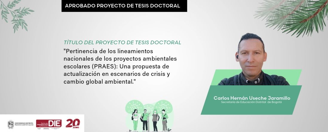 Proyecto de Tesis Doctoral clave hacia la innovación educativa en tiempos de crisis ambiental