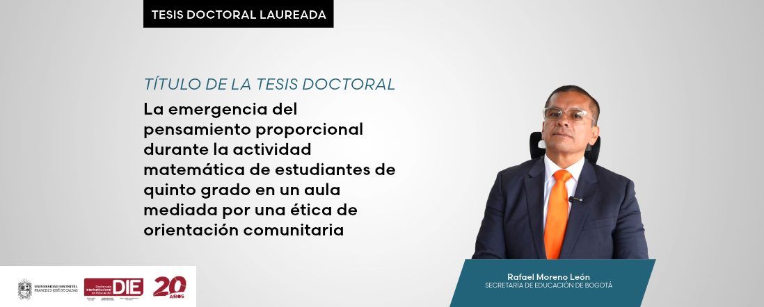 Rafael Moreno León obtiene la calificación de laureada en su tesis doctoral