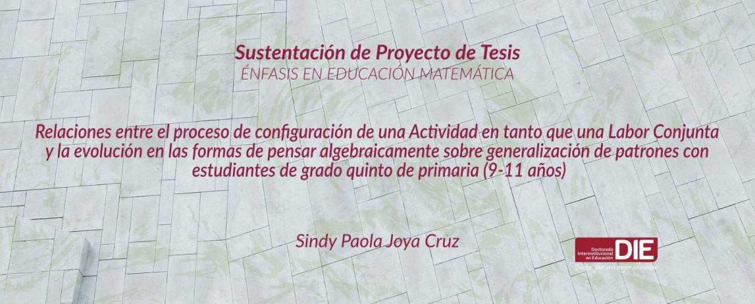 Sustentación del Proyecto de Tesis de Sindy Paola Joya Cruz