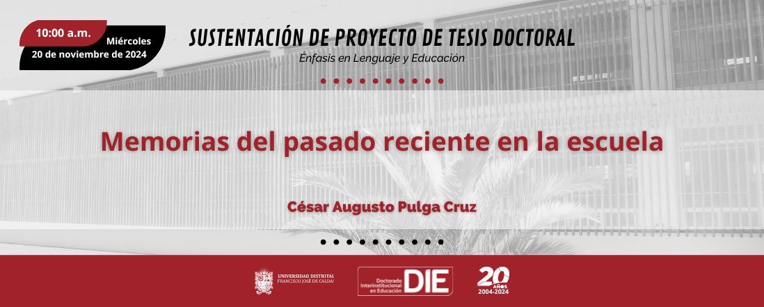 Sustentación del Proyecto de Tesis de César Augusto Pulga Cruz