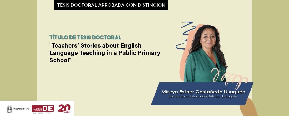 Tesis Doctoral del DIE-UD sobre enseñanza del inglés recibe calificación de aprobada con distinción