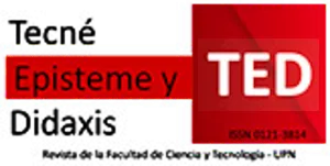 Logo de la revista Tecné, Episteme y Didaxis