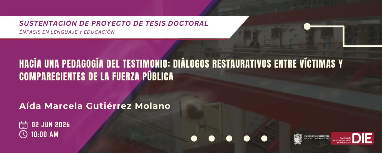 Sustentación del Proyecto de Tesis de Aída Marcela Gutiérrez Molano