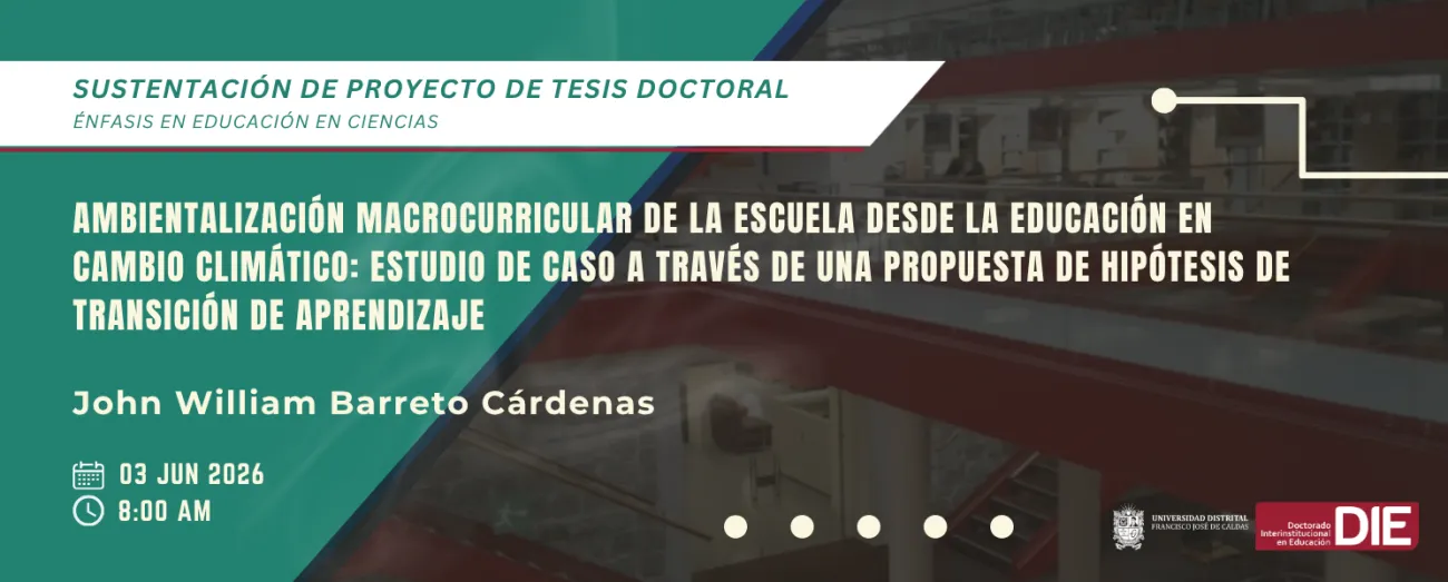 Sustentación del Proyecto de Tesis de John William Barreto Cárdenas