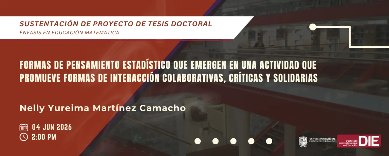 Sustentación del Proyecto de Tesis de Nelly Yureima Martínez Camacho