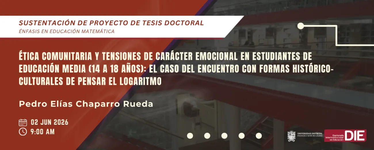 Sustentación del Proyecto de Tesis de Pedro Elías Chaparro Rueda