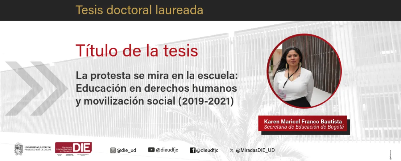 La excelencia tiene nombre propio, Karen Maricel Franco recibió la distinción de tesis laureada