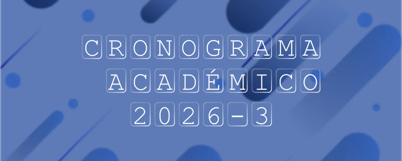 Calendario Académico y Administrativo 2026-3 DIE-UD