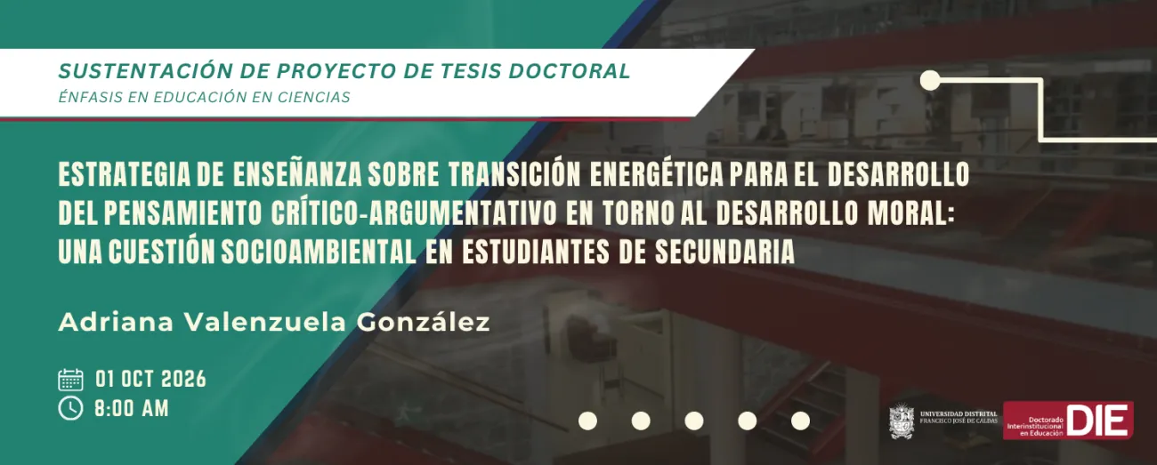 Sustentación del Proyecto de Tesis de Adriana Valenzuela González